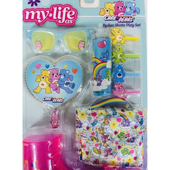 My Life As Care Bears Roller Skate Playset For 18 in Dolls 20 Pieces - Picture 4 of 7